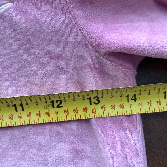 Nike Velour Sweatsuit Girls Pink Hoodie Jogger Pants Set 6X - Picture 4 of 8